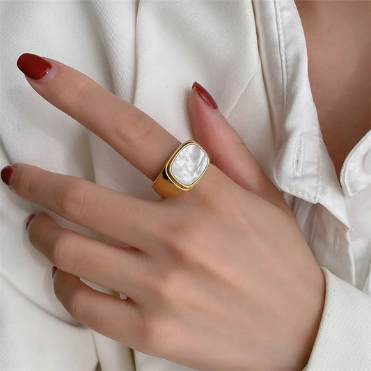 ELG™ Fashionable Elegant Marble Ring